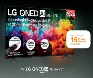 LG - Tv Qned A 70 De 75"