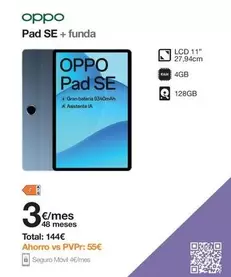OPPO - Pad Se + Funda