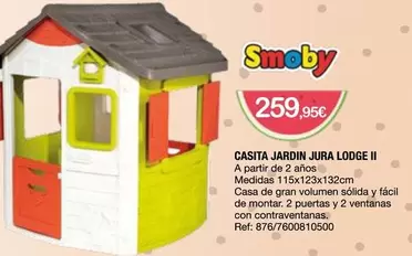 Smoby - Casita Jardin Jura Lodge Ii