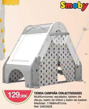 Smoby - Tienda Campaña Con Actividades