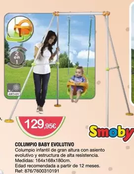 Smoby - Columpio Baby Evolutivo