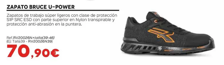 Zapato Bruce U-Power