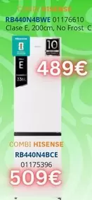 Hisense - Combi RB440N4BWE