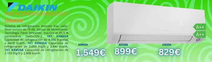 Daikin - Aire Acondicionado Split