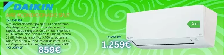 Daikin - Aire Acondicionado Split