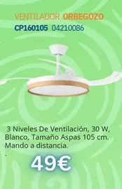 Orbegozo - Ventilador CP160105