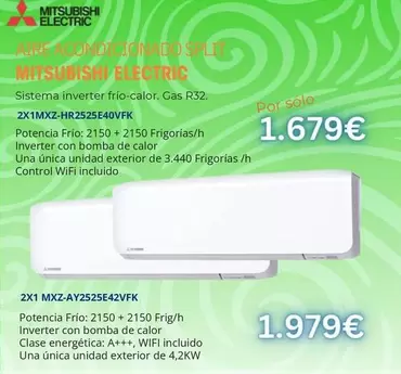 Hot Wheels - Aire Acondicionado Split Mitsubishi Electric
