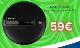 Sanyo - KS139 Bluetooth Con Sonido Bass