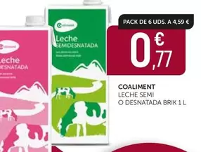 Coaliment - Leche Semi O Desnatada
