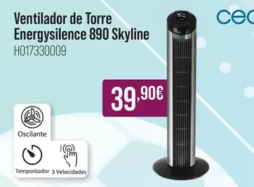 Ventilador De Torre Energysilecne 890 Skyline