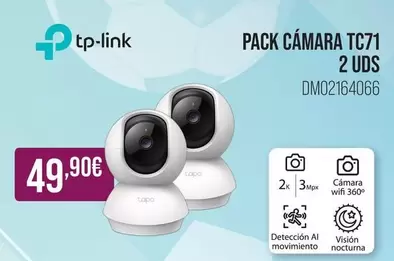 TP-LINK - Pack Camara Tc71 2 Uds