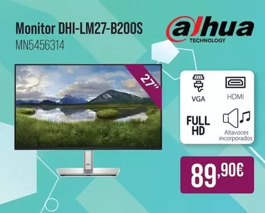 Dahua - Monitor DHI-LM27-B200S