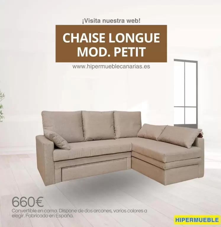 fabricado en españa - Chaise Longue Mod. Petit