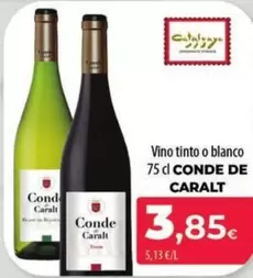 Conde De Caralt - Vino Tinto O Blanco
