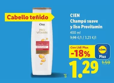 Cien - Champu Suave Y Liso Provitamin