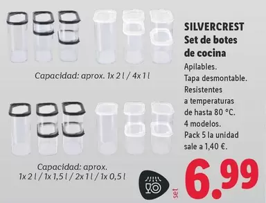 SilverCrest - Set De Botes De Cocina