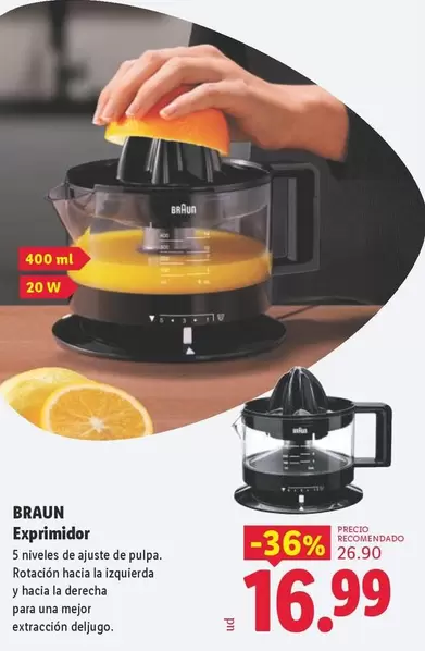 Braun - Exprimidor