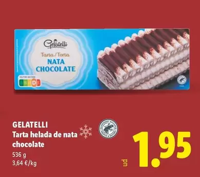 Gelatelli - Tarta Helada De Nata Chocolate
