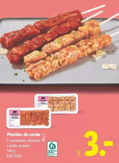 Pinchos De Cerdo