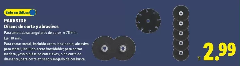 Parkside - Discos De Corte Y Abrasivos