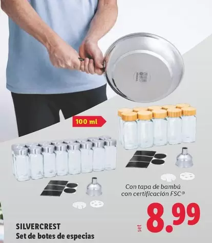 SilverCrest - Set De Botes De Especias