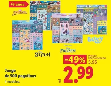 Juego De 500 Pegatinas