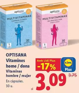 Optisana - Vitaminas Hombre / Mujer