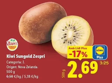Zespri - Kiwi Sungold