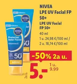 Nivea - Lpe UV Facial FP 50+