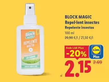 Block Magic - Repelente Insectos