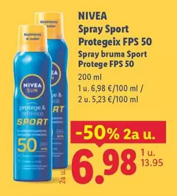 Nivea - Spray Bruma Sport Protege FPS 50