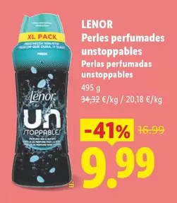 Lenor - Perlas Perfumadas Unstoppables