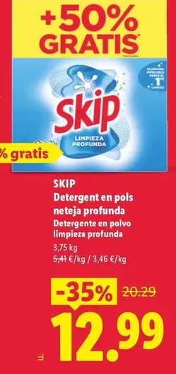 Skip - Detergente En Polvo Limpieza Profunda