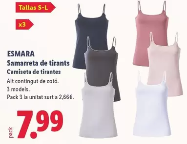 Esmara - Camiseta De Tirantes