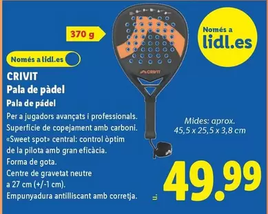 Crivit - Pala De Pádel