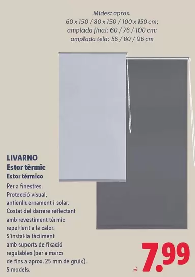 Livarno - Estor Térmico