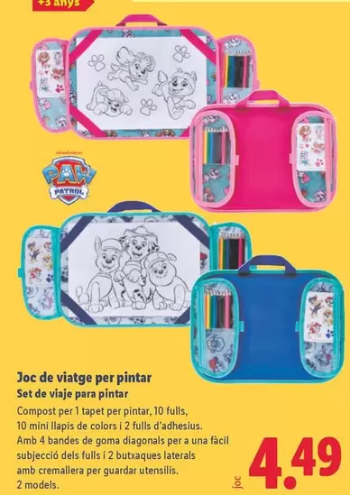 Set De Viaje Para Pintar