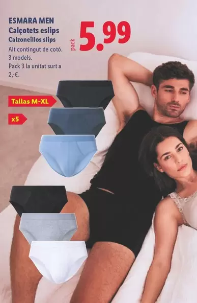 Esmara Men - Calzoncillos Slips