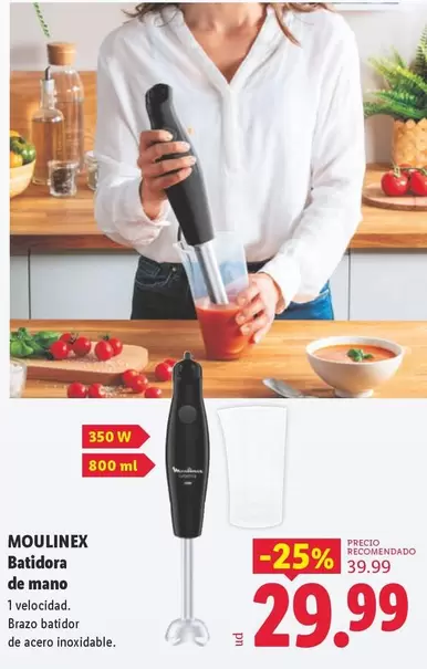 Moulinex - Batidora De Mano