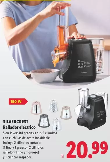 SilverCrest - Rallador Eléctrico