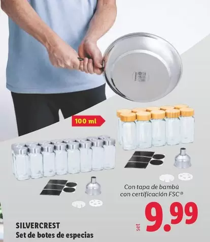 SilverCrest - Set De Botes De Especias