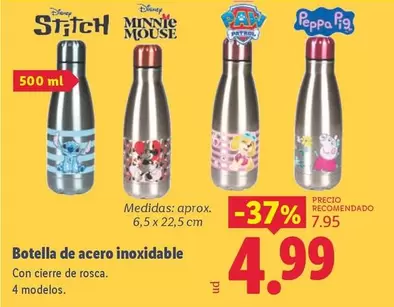 Botella De Acero Inoxidable