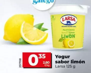 Larsa - Yogur Sabor Limon