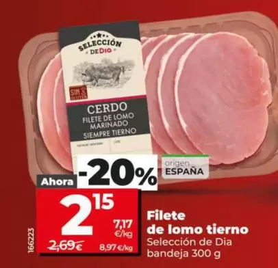 Seleccion De Dia - Filete De Lomo Tierno