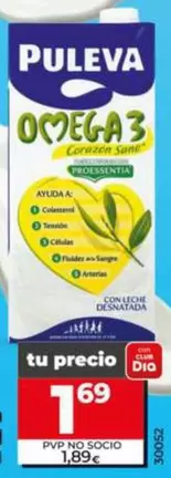 Puleva - Bebida Láctea Omega 3 Original 