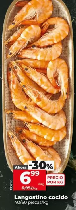 Langostino Cocido