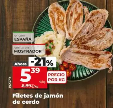 Filetes De Jamón De Cerdo