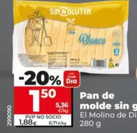 El Molino De Dia - Pan De Molde Sin Gluten