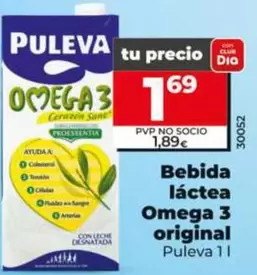 Puleva - Bebida Láctea Omega 3 Original