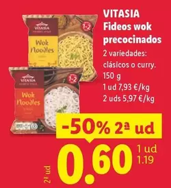 Vitasia - Fideos Wok Precocinados